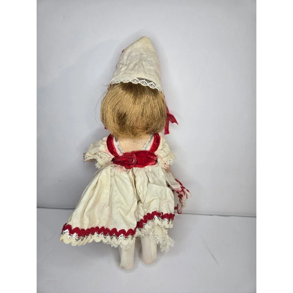Vogue Ginny Doll Dolls of the World Ripped Dress Stain on Foot